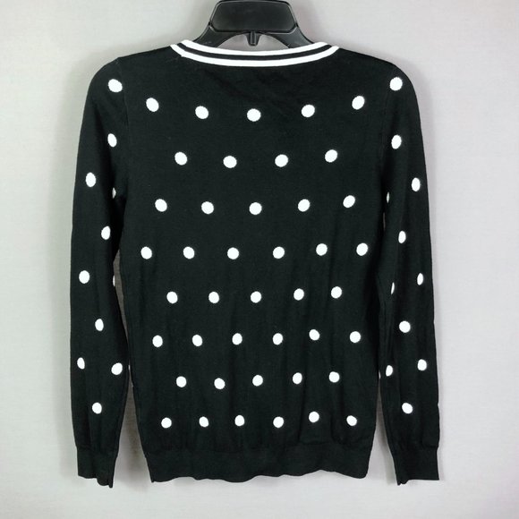 J. Crew Polka Dot Crew Neck Pullover Sweater Size XXS - Picture 5 of 7